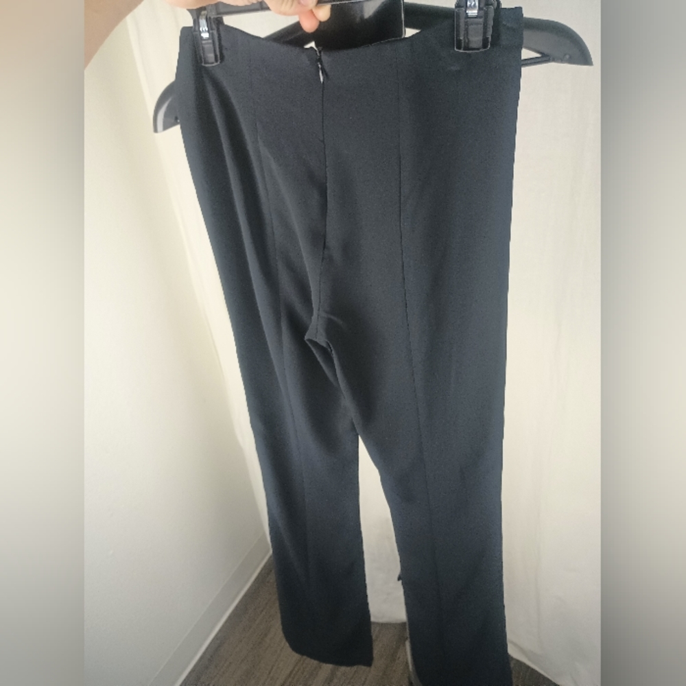 CO Collection Essential Black Pleated Dress Pants Elastic Waist Size XS NWT - Picture 8 of 15
